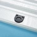 10 PCS 1052-32 Simple European Furniture Drawer Hidden Buckle Handle(Matte Black), 1052-32 (Matte Black)