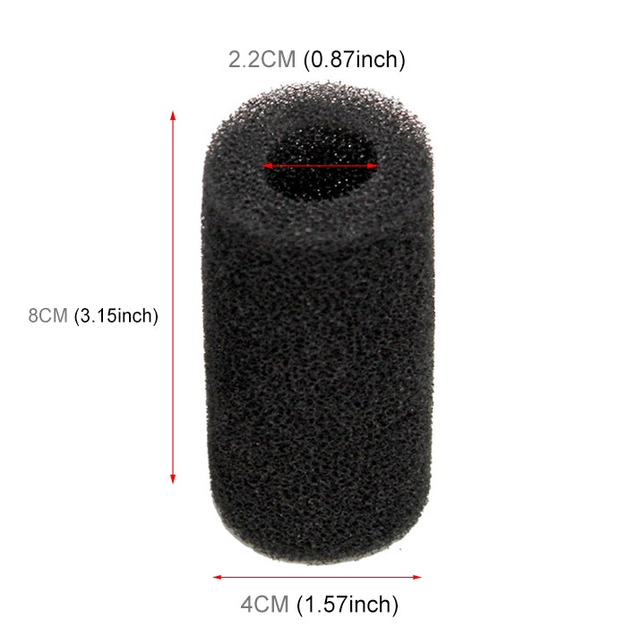 10 PCS Special Protection Cotton Sleeve for Aquarium Filter Suction Port, Inside Diameter: 15mm, Inside Diameter: 15mm