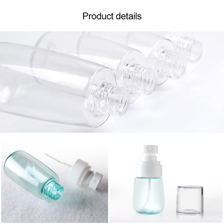 10 PCS Portable Refillable Plastic Fine Mist Perfume Spray Bottle Transparent Empty Spray Sprayer Bottle, 100ml, 100ml