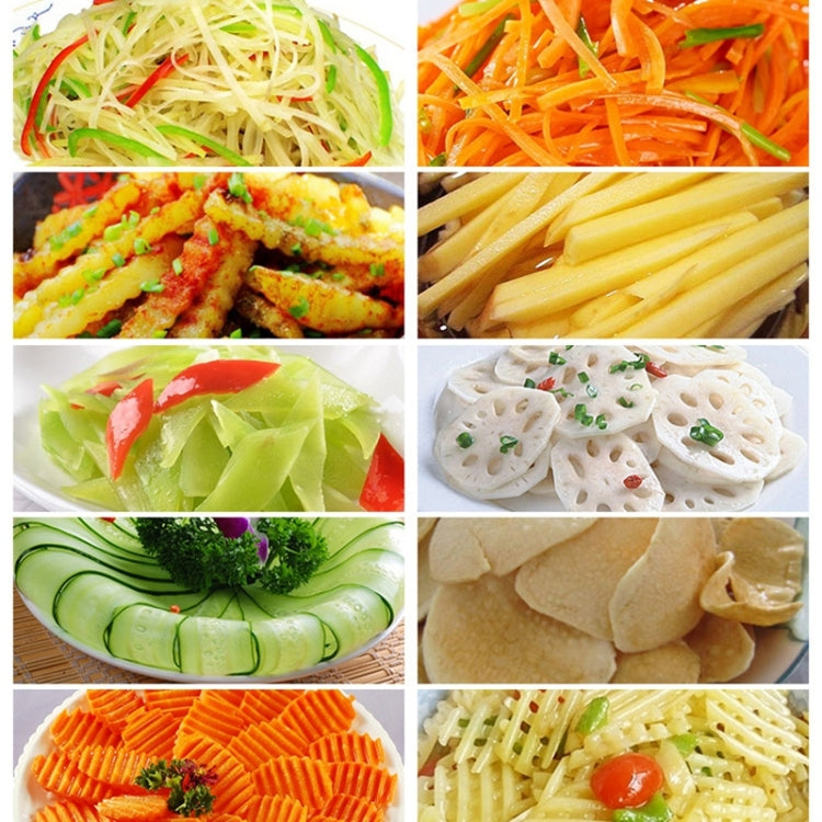 CZ-01 Multifunctional Household Stainless Steel Manual Vegetable Cutting Machine Carrot Potato Grater, CZ-01