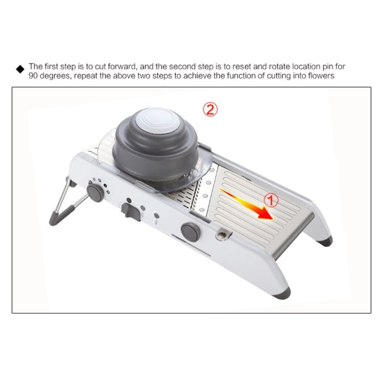 CZ-01 Multifunctional Household Stainless Steel Manual Vegetable Cutting Machine Carrot Potato Grater, CZ-01