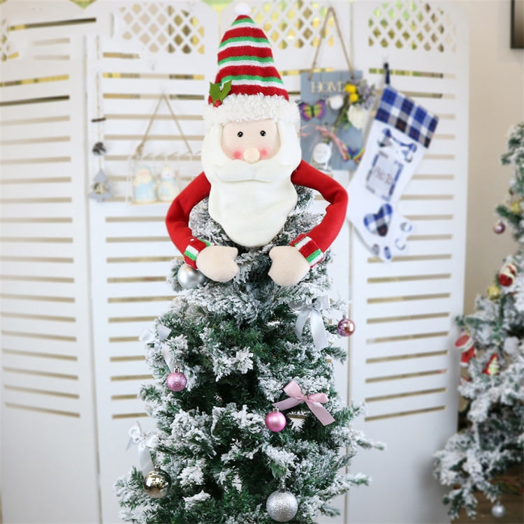 CX20208 Santa Claus Pattern Christmas Tree Pendant Decoration, Size: L, Size: L