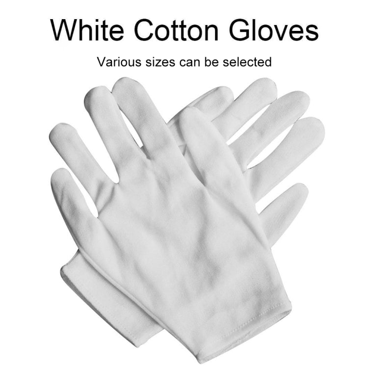 12 Pairs Labor Insurance Work Gloves, Cotton Double-sided, Cotton Double-sided