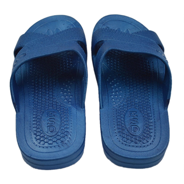 Anti-static Non-slip X-shaped Slippers, Size: 42, Size: 42 (Blue), Size: 42 (Black)