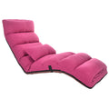 C1 Lazy Couch Tatami Foldable Single Recliner Bay Window Creative Leisure Floor Chair, Size: 175x56x20cm, 175x56x20cm (Rose Red), 175x56x20cm (Red), 175x56x20cm (Purple), 175x56x20cm (Lake Blue), 175x56x20cm (Khaki), 175x56x20cm (Green)                ...