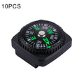 10 PCS 20mm Outdoor Sports Camping Hiking Pointer Guider Plastic Compass Hiker Navigation, Random Color Delivery, DC20A