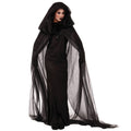 Halloween Costume Night Wandering Soul Ghost Dress Witch Dress Nightclub Rave Party Service, Size:XXS, Bust: 68cm, Clothes Long: 97cm, Cloak Length:150cm, Size: XXS Adult