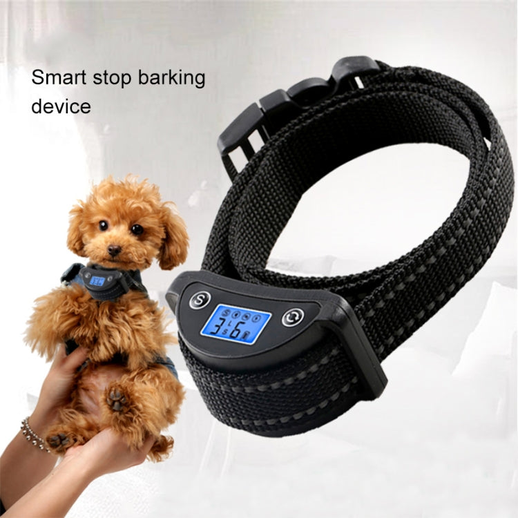 LCD Screen Anti Barking Collar Beep Vibration and Optional NO Harm Shock Pet Dog Training Control System, With LCD Screen