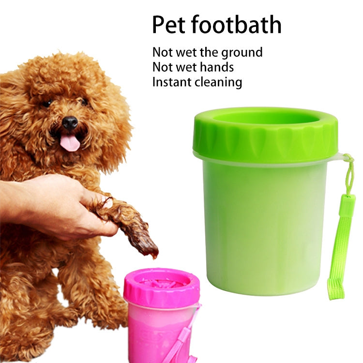 Pet Antiseptic Products Silicone Wash Feet Cleaning Cup Size: S