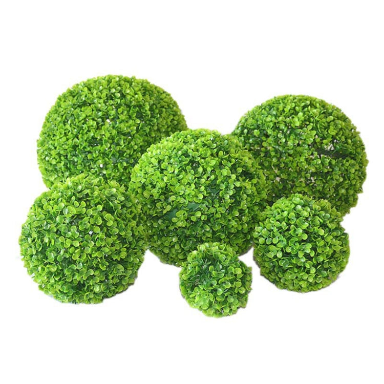 Artificial Aglaia Odorata Plant Ball Topiary Wedding Event Home Outdoor Decoration Hanging Ornament, Diameter: 10.7 inch, 10.7 inch