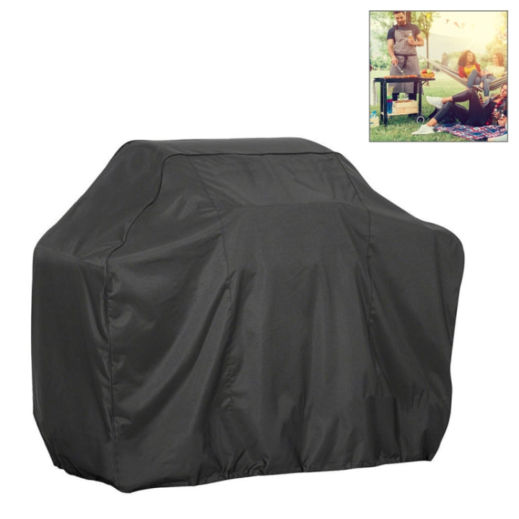 Outdoor Anti-UV Waterproof Dust-proof 210D Oxford Cloth BBQ Square Protective Bag Charcoal Barbeque Grill Cover, Size: 145x61x117cm, Size: 145x61x117cm