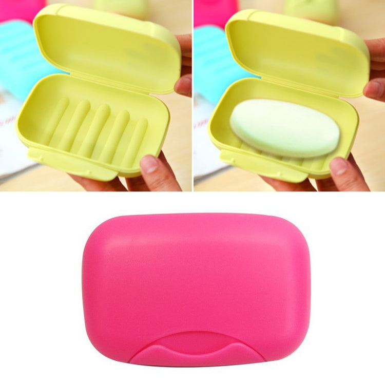 Home Travel Soap Box Lock Sealed Waterproof Leakproof Soap Holder Case with Cover Soap Dishes Container,Random Color Delivery,Large,Size:12x8x4cm, 12x8x4cm