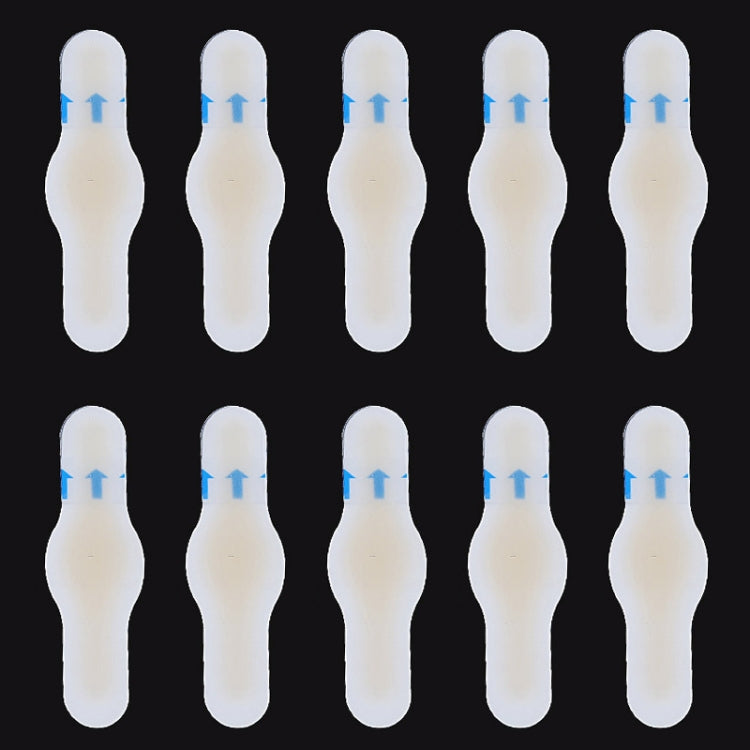 10 PCS Foot Care Skin Hydrogel Analgesic Plaster Blisters Slip Heel Protector Size: 17x60cm, Size: 17x60cm