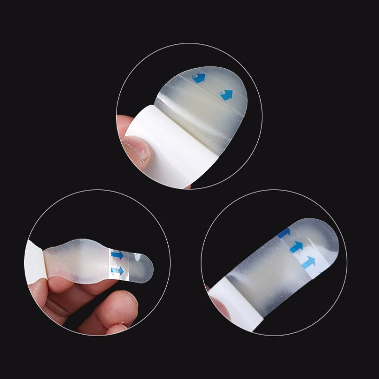 10 PCS Foot Care Skin Hydrogel Analgesic Plaster Blisters Slip Heel Protector Size: 20x60cm, Size: 20x60cm