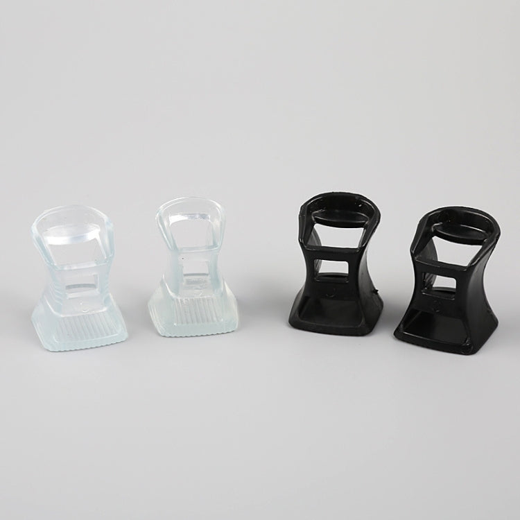 5 Pairs Hard Wearing Anti-slip PVC StoppersShoes High Heel Cover Protectors, Size: S ,Random Color Delivery, Size: S