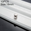 10 PCS 2102 Space Aluminum Light Single Hole Arc Cabinet Handle (Wire Drawing), 2102 (Wire Drawing)