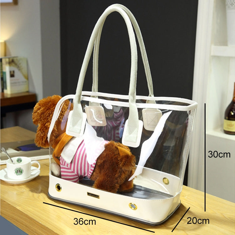 DODOPET Outdoor Portable Fashion Transparent Cat Dog Pet Carrier Bag Handbag Shoulder Bag, Size: 36 x 20 x 30cm, Size: 36 x 20 x 30cm