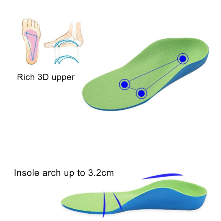 Children PU XO Leg Corrective Insole, Size: 15cm, Size: 15cm