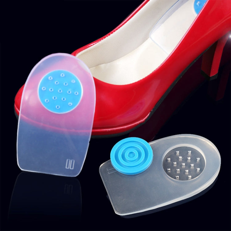 1 Pair Silica Gel Comfort Cushioning Heel Pads, Size: S, Size: S