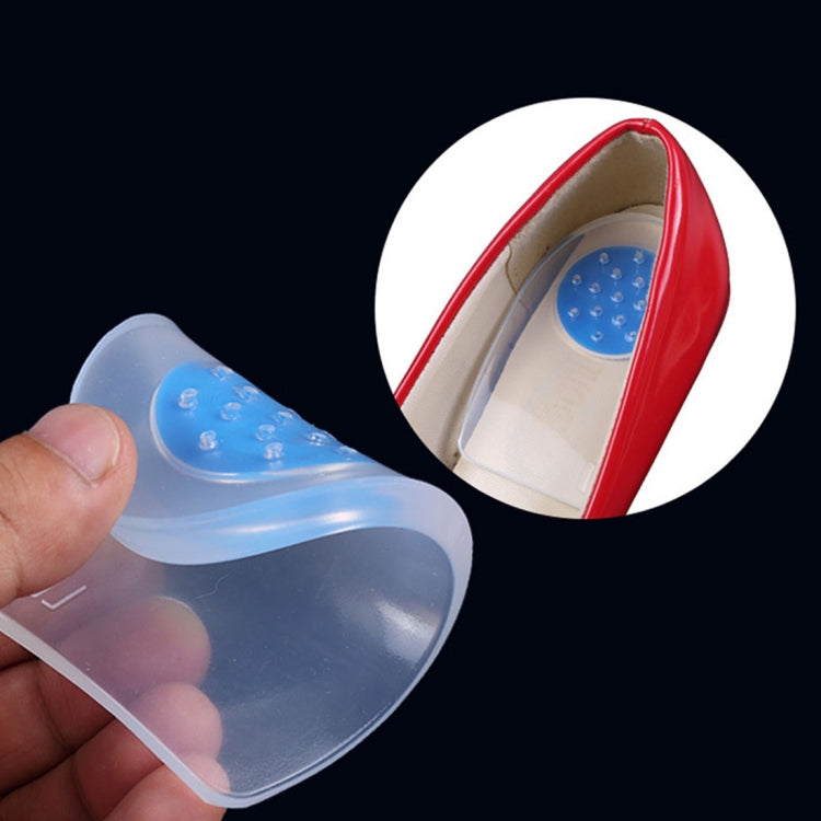 1 Pair Silica Gel Comfort Cushioning Heel Pads, Size: M, Size: M