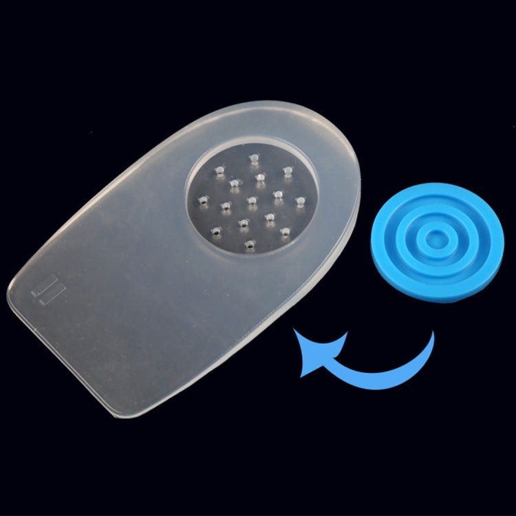 1 Pair Silica Gel Comfort Cushioning Heel Pads, Size: L, Size: L