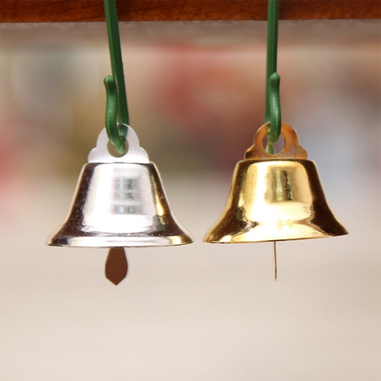 10 in 1 Christmas Decorating Christmas Tree Small Bells Decoration Supplies, Size: 2*2cm, Small Bells  Gold, Small Bells Silver