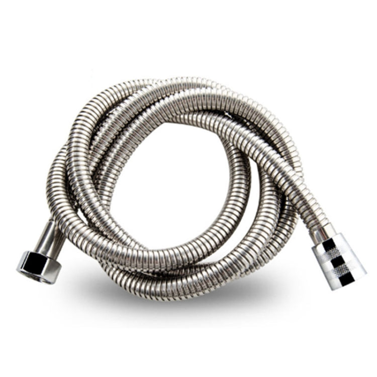 1.5m G1/2 Inch Flexible Stainless Steel Showerhead Hose Pipe Compact Anti Burst Bath Water Pipe, 1.5m (Compact)