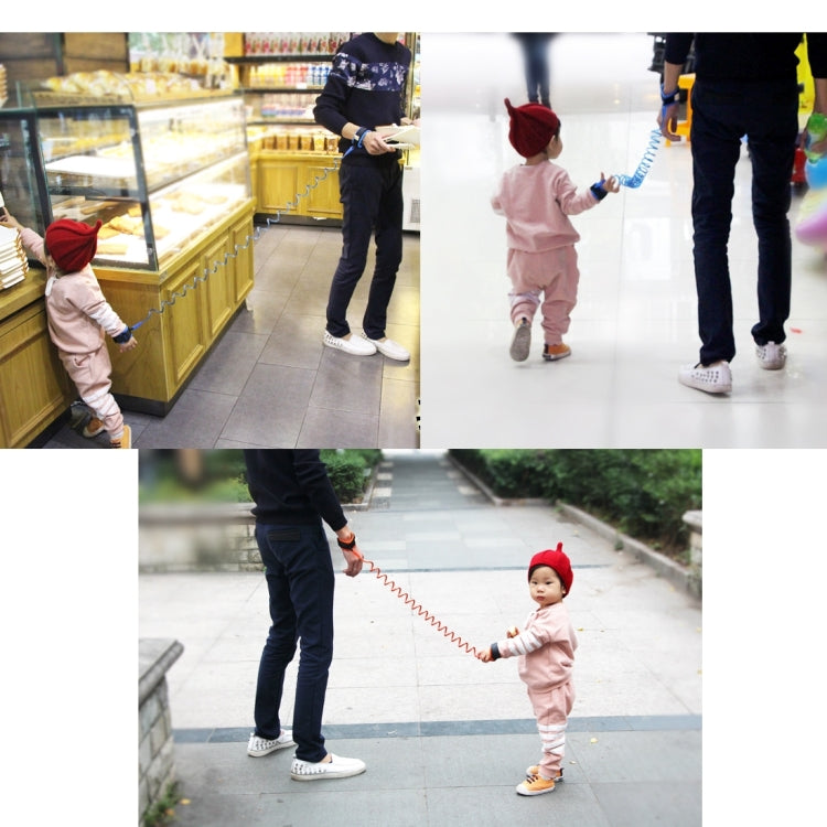 Kids Safety Harness Child Leash Anti Lost Wrist Link Traction Rope Anti Lost Bracelet, Length: 1.5m, 1.5m Orange, 1.5m Blue