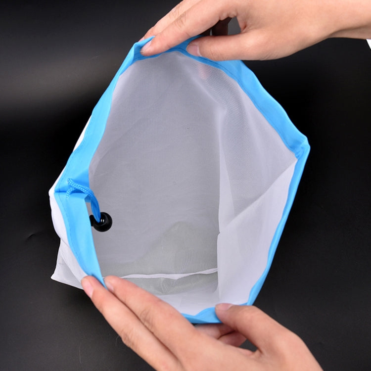 10 PCS Double-Stitched Strength Reusable Fruit Sandwich Pouch Mesh Storage Bags, Size: 30cm x 35cm, Random Color Delivery, Size: 30cm x 35cm