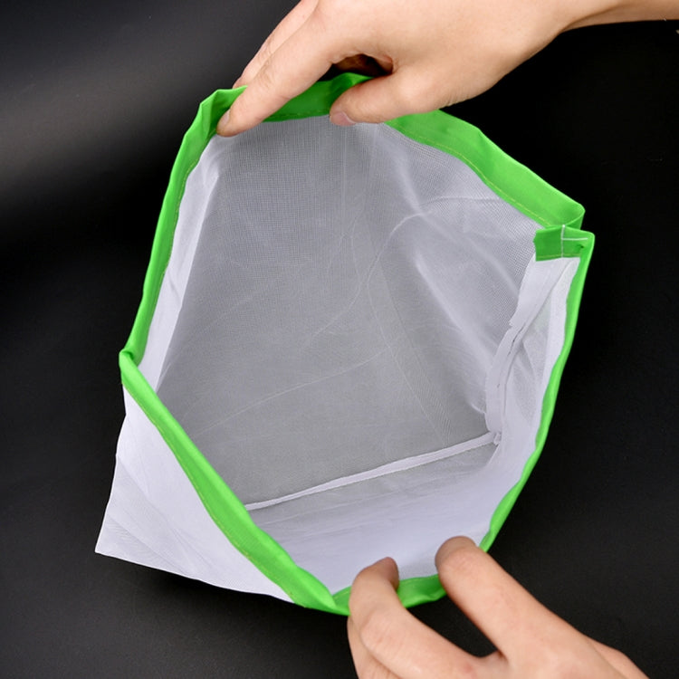 10 PCS Double-Stitched Strength Reusable Fruit Sandwich Pouch Mesh Storage Bags, Size: 30cm x 35cm, Random Color Delivery, Size: 30cm x 35cm