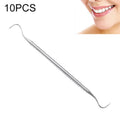10 PCS Stainless Steel Big Bend Probe Dentist Tools, Big Bend Probe