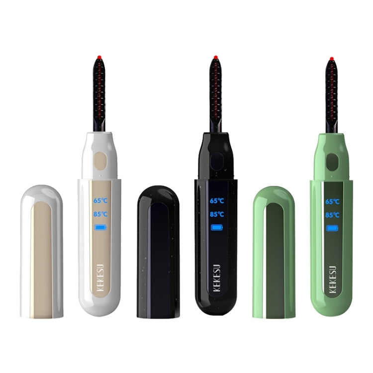 K-CU1908 Portable USB Charging Digital Display Perm Eyelash Curler, K-CU1908(Black), K-CU1908(Green), K-CU1908(White)