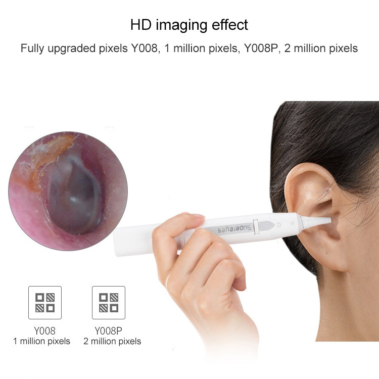 Supereyes Y008P Ear Nose Mouth Wireless Digital Electronic Endoscope, Y008P