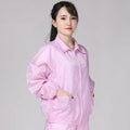 Antistatic Top Short Dust-free Jacket Lapel Overalls,Size:L, Size:L