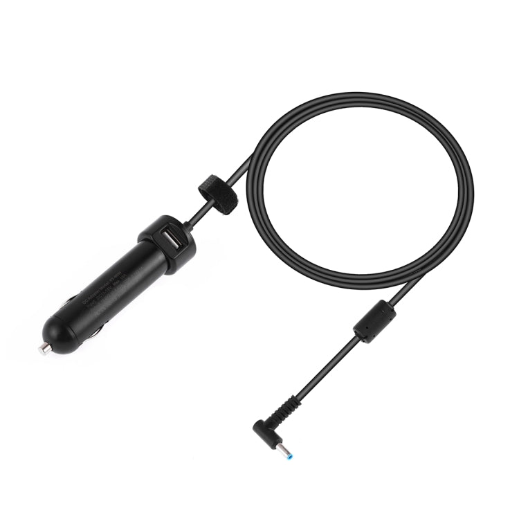 65-90W 5.1V 2.1A USB Interface Car Charger with 19.5V 4.62A 4.5 x 3.0mm Interface Data Cable, 19.5V 4.62A 4.5 x 3.0mm
