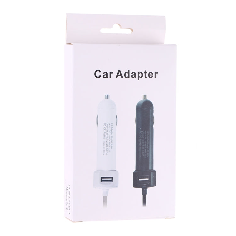 65-90W 5.1V 2.1A USB Interface Car Charger with 19.5V 4.62A 4.5 x 3.0mm Interface Data Cable, 19.5V 4.62A 4.5 x 3.0mm