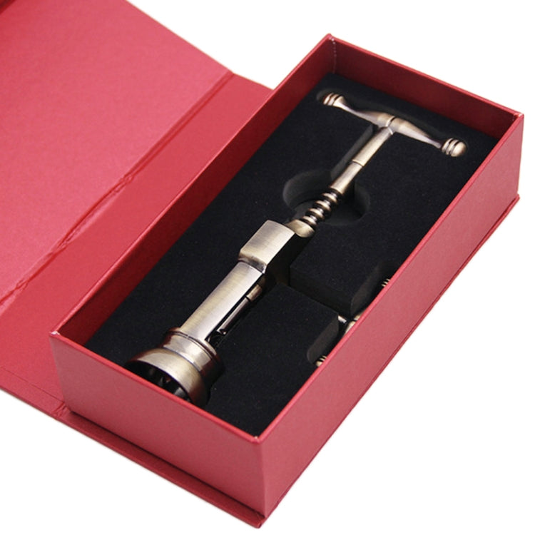 Multifunction Portable Screw Corkscrew Zinc Alloy Wine Bottle Opener, Packing: Gift Box, Gift Box