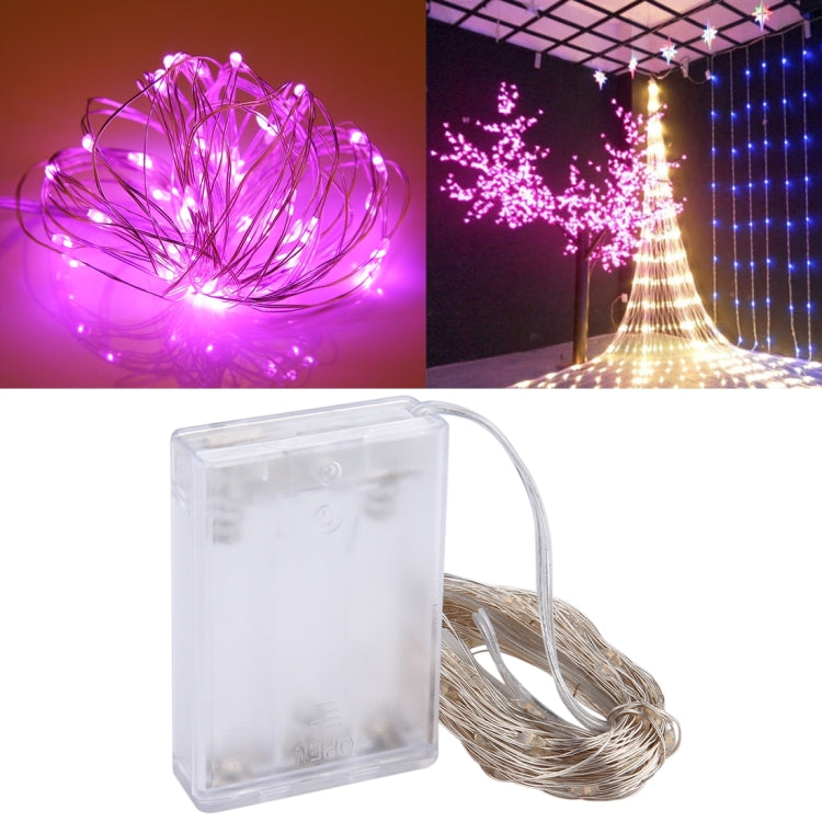 100 LEDs SMD 06033 x AA Batteries Box Fairy Lamp Decorative Light, DC 5V, 10m Yellow Light, 10m Blue Light, 10m Colorful Light, 10m Pink Light, 10m Green Light, 10m Purple Light, 10m Red Light, 10m White Light, 10m Warm White
