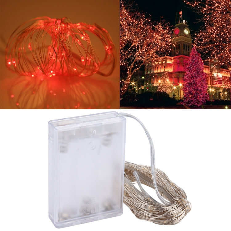 100 LEDs SMD 06033 x AA Batteries Box Fairy Lamp Decorative Light, DC 5V, 10m Yellow Light, 10m Blue Light, 10m Colorful Light, 10m Pink Light, 10m Green Light, 10m Purple Light, 10m Red Light, 10m White Light, 10m Warm White