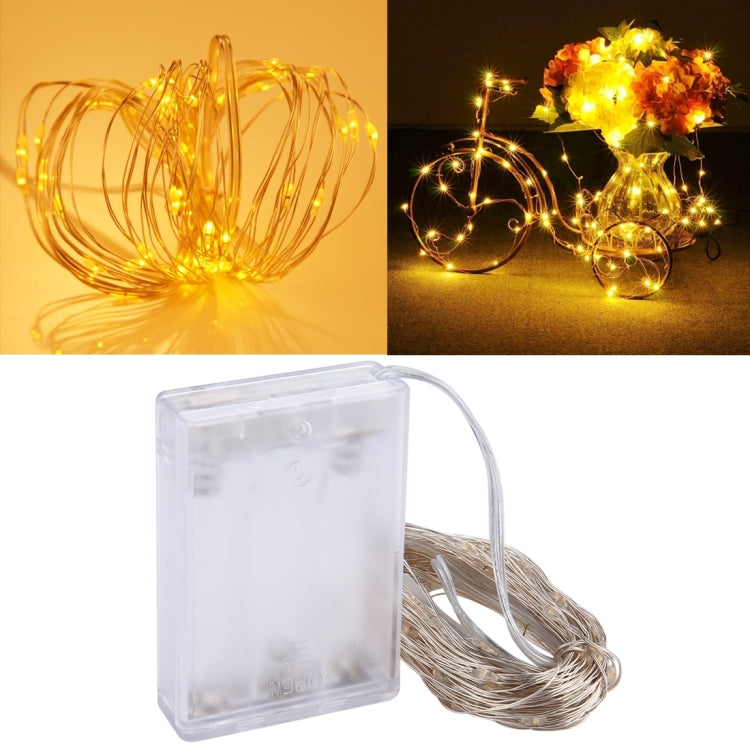 100 LEDs SMD 06033 x AA Batteries Box Fairy Lamp Decorative Light, DC 5V, 10m Yellow Light, 10m Blue Light, 10m Colorful Light, 10m Pink Light, 10m Green Light, 10m Purple Light, 10m Red Light, 10m White Light, 10m Warm White