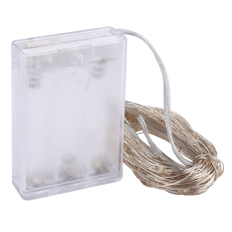 100 LEDs SMD 06033 x AA Batteries Box Fairy Lamp Decorative Light, DC 5V, 10m Yellow Light, 10m Blue Light, 10m Colorful Light, 10m Pink Light, 10m Green Light, 10m Purple Light, 10m Red Light, 10m White Light, 10m Warm White