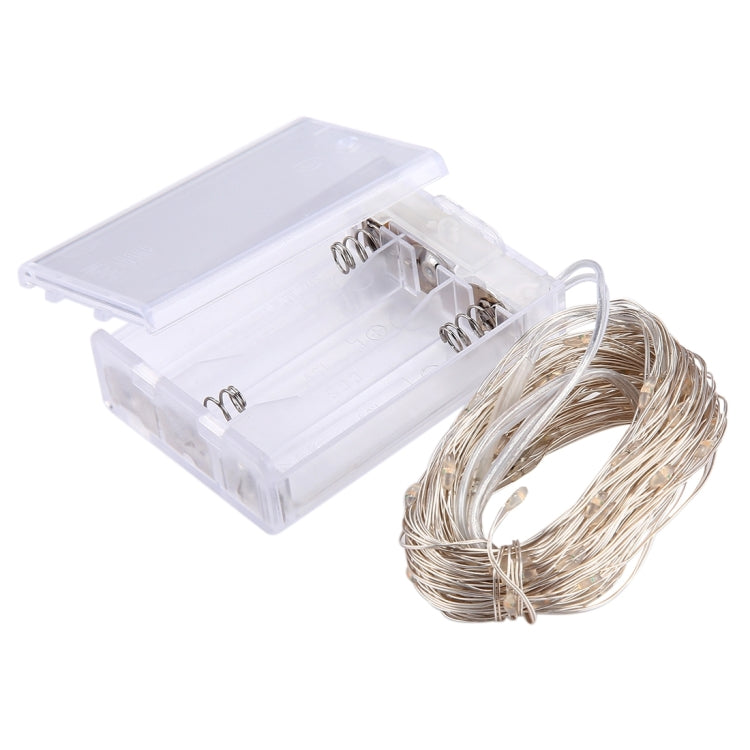 100 LEDs SMD 06033 x AA Batteries Box Fairy Lamp Decorative Light, DC 5V, 10m Yellow Light, 10m Blue Light, 10m Colorful Light, 10m Pink Light, 10m Green Light, 10m Purple Light, 10m Red Light, 10m White Light, 10m Warm White