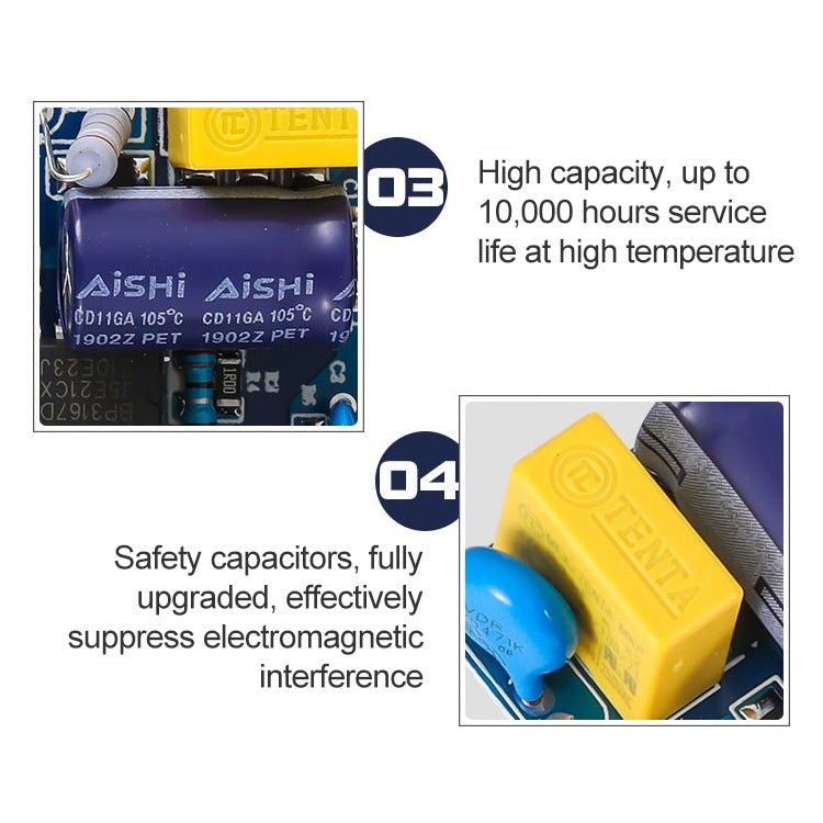 1-3W LED Driver Adapter Isolated Power Supply AC 85-265V to DC 3-12V, 1-3W