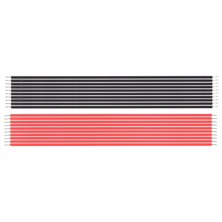 10 Pairs 22AWG Red Black Parallel Circuit Cables, Length: 12cm, 12cm