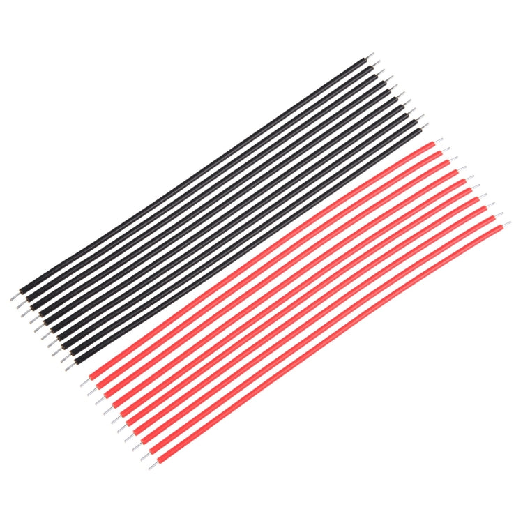 10 Pairs 22AWG Red Black Parallel Circuit Cables, Length: 12cm, 12cm