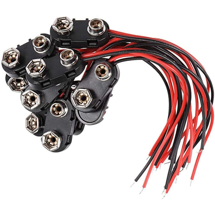 10 Pairs 22AWG Red Black Parallel Circuit Cables, Length: 12cm, 12cm
