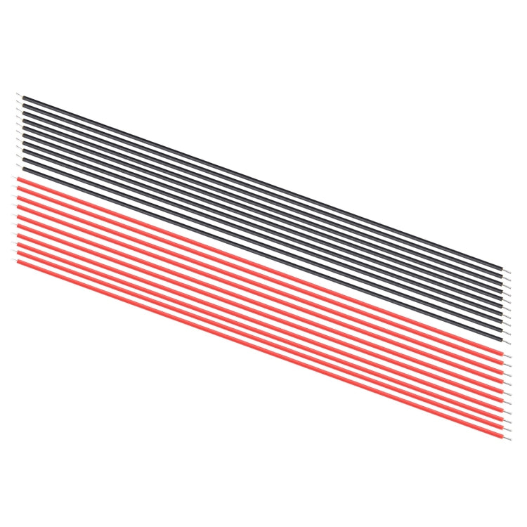 10 Pairs 22AWG Red Black Parallel Circuit Cables, Length: 20cm, 20cm