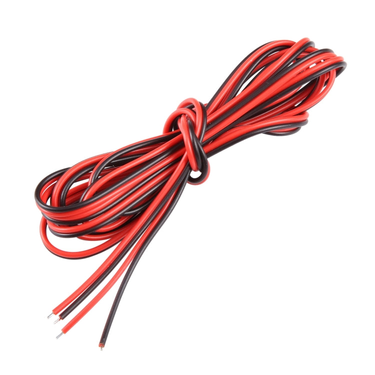 1 Pairs 22AWG Red Black Parallel Circuit Cables, Length: 2m, 2m