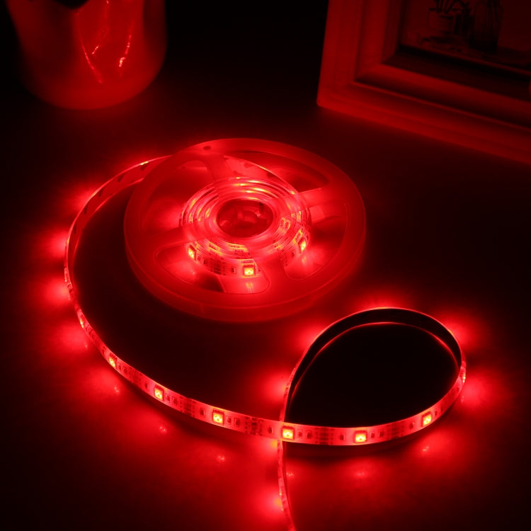 USB 5050 SMD LED Red Light Waterproof Epoxy Rope Light, 30 LED/m, DC 5V, Length: 2m, 30 LED/m, Red Light
