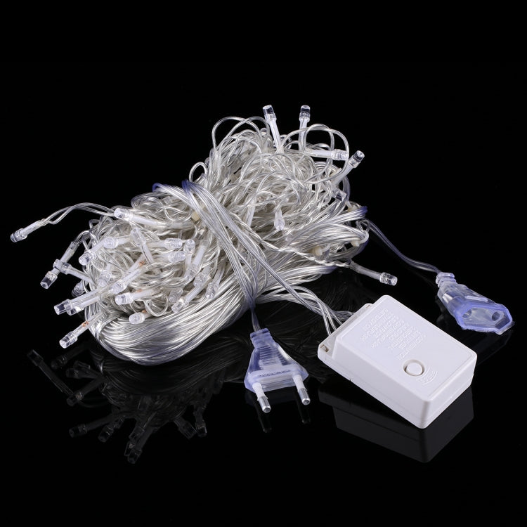 96 LEDs Little Ice Bars String Light with End Joint & Multi-function Controller, EU Plug, AC 220V, 3.5m Pink Light EU Plug, 3.5m Purple Light EU Plug, 3.5m Red Light EU Plug, 3.5m White Light EU Plug, 3.5m Warm White EU Plug, 3.5m Yellow Light EU Plug ...